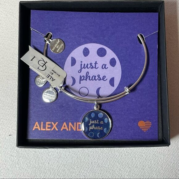 Alex & Ani Just a Phase bracelet NIB - Picture 3 of 6